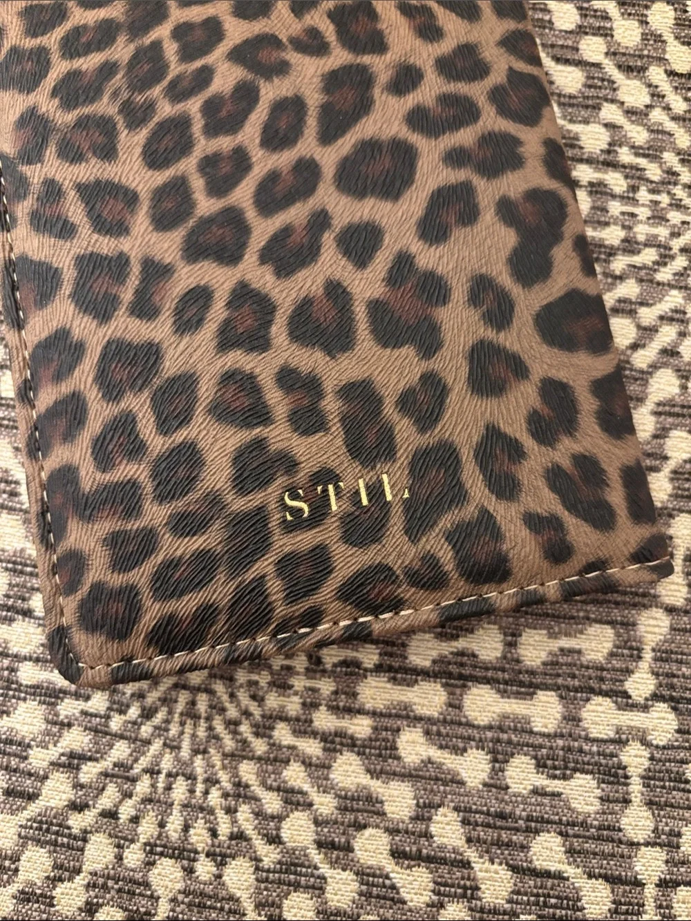 STIL Passport Holder in Cheetah Print New and unused